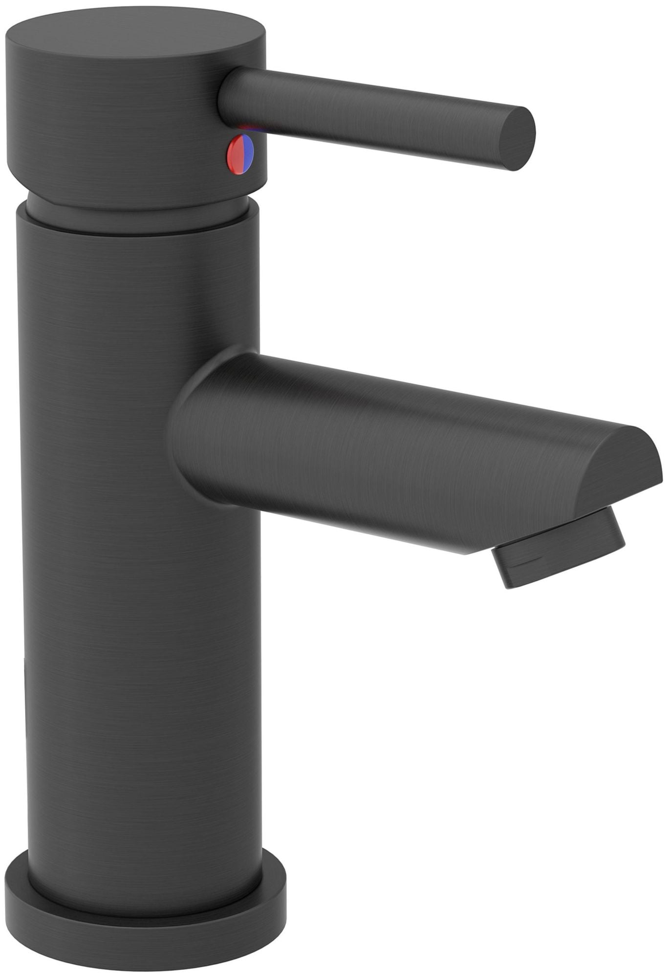 Symmons Single-Handle Bathroom Faucet With Drain - Brushed Bronze, 1.0 GPM, 1-Hole Mount