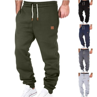 Symoid Men Work Cargo Pants Athletic Men Sweatpants Christmas Gift Fall and Winter Multi Pocket Black Athletic Pants Men Size S