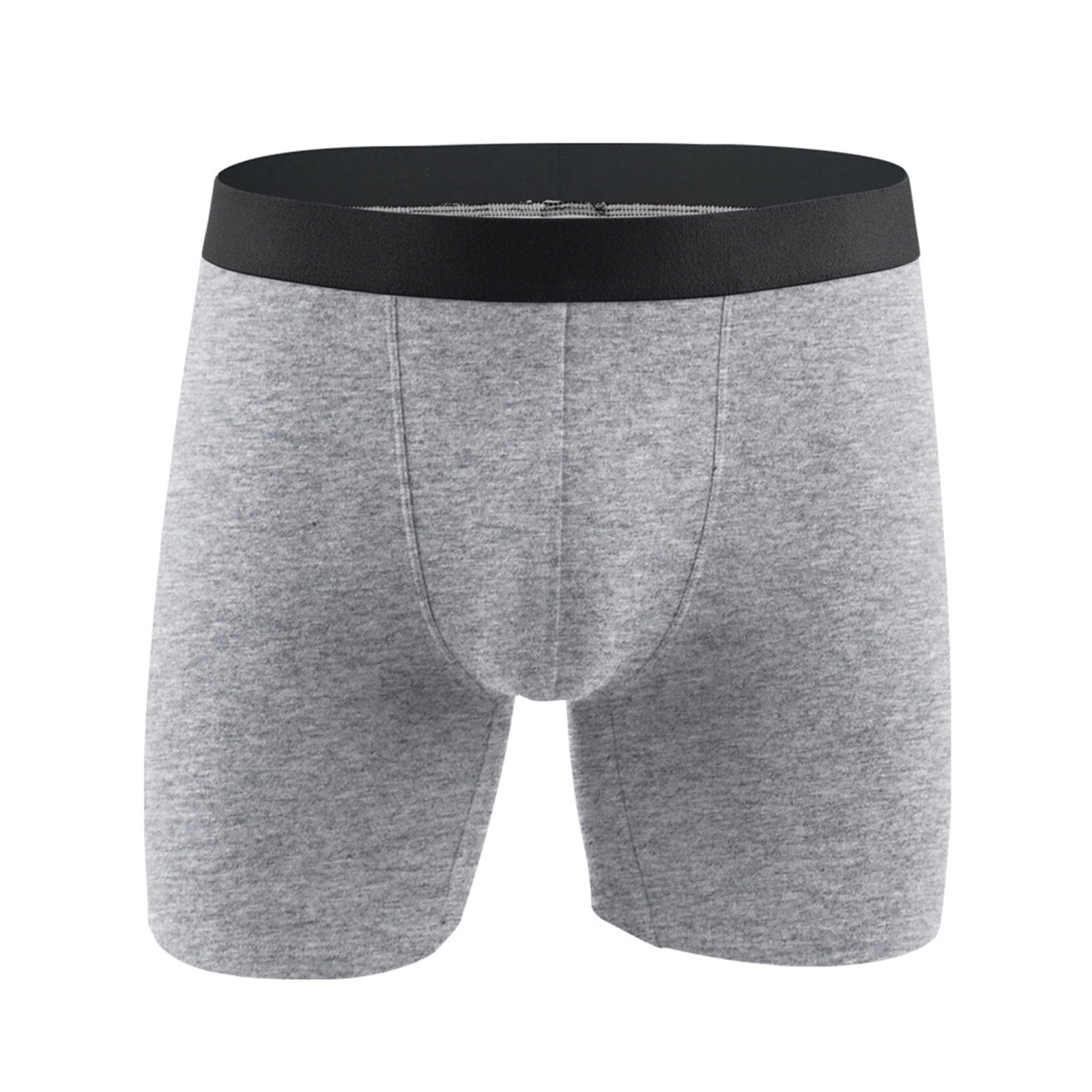 Symoid Mens Boxer Briefs- Clearance Panties in Store Solid Cotton Plus ...