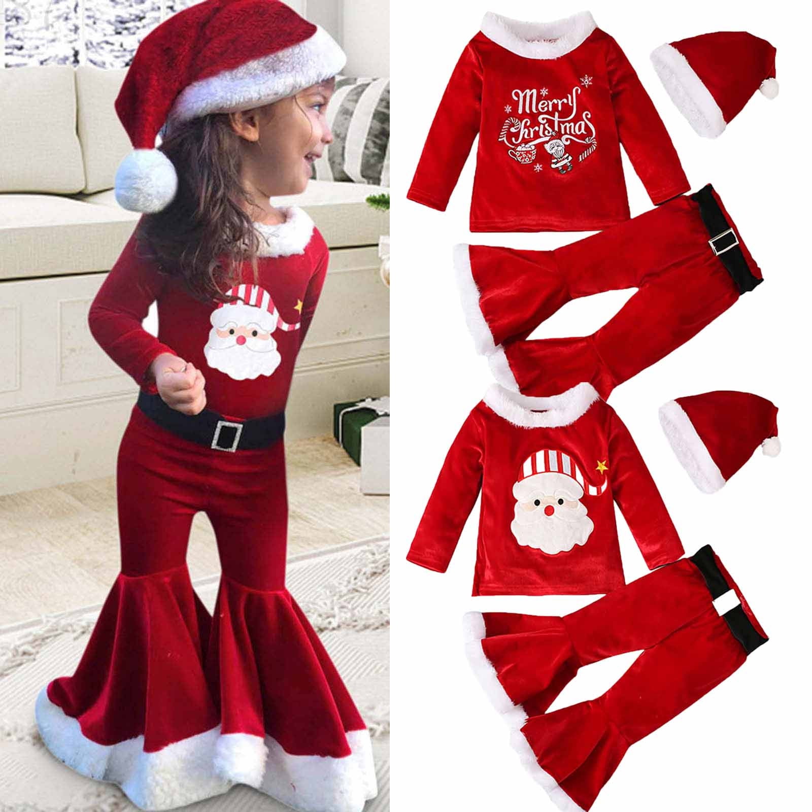 Symoid Outfit Sets for Toddler Girls Christmas Gifts Long Sleeve