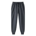 thumbnail image 1 of Symoid Sweatpants for Women, Fleece Plus Size with Pockets Casual Sweat Pants Drawstring Joggers Dark Gray ,5XL, 1 of 2