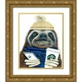 thumbnail image 1 of Symons, Melissa 12x14 Gold Ornate Wood Framed with Double Matting Museum Art Print Titled - Urban Sloth, 1 of 4