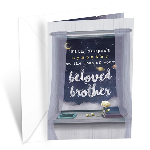 Prime Greetings Sympathy Card Loss of Brother
