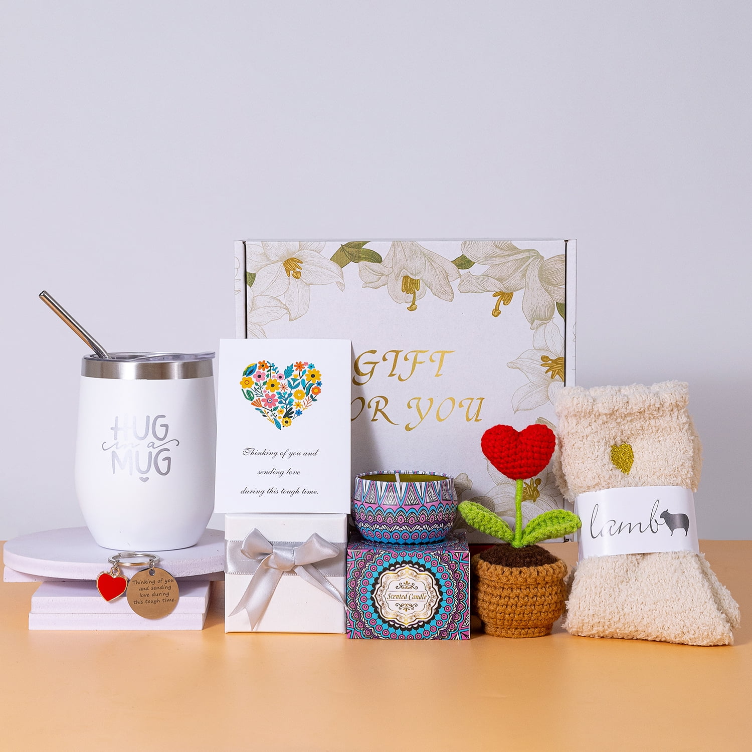 Sympathy Gift Baskets Sympathy Gifts for Loss of Loved One Dad Mom Husband Sister Friend Bereavement Gifts Condolences Gift Basket for Loss Grief Gifts Grieving Gifts Sorry for Your Loss Gifts