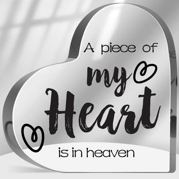 Sympathy Gifts - Bereavement Condolences Grief Gifts for Loss of Loved One, Sympathy Plaque for Loss of Father Mother Husband Wife, Memorial Home Desk Decor Plaque