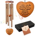 thumbnail image 1 of Sympathy Gifts For Loss Of Loved One  Memorial Wind Chimes Funeral Bereavement Baskets Windchimes In Memory A Mom Dad Husband Brother - Golden, 1 of 6
