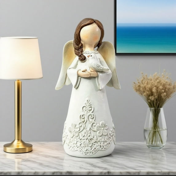 Sympathy Gifts for Loss of Loved One, Angel Sympathy Gift,Memorial Gift for Loss of Dad Mom Grandmother, Angel Figurine for Bereavement Remembrance Gifts