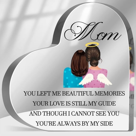 Sympathy Gifts For Loss Of Loved One Memorial Gifts For Loss Of Mom In Memory Of Mother Plaque Bereavement Condolences Grief Gifts Funeral Remembrance Decor Ornament Sign 4X4 In