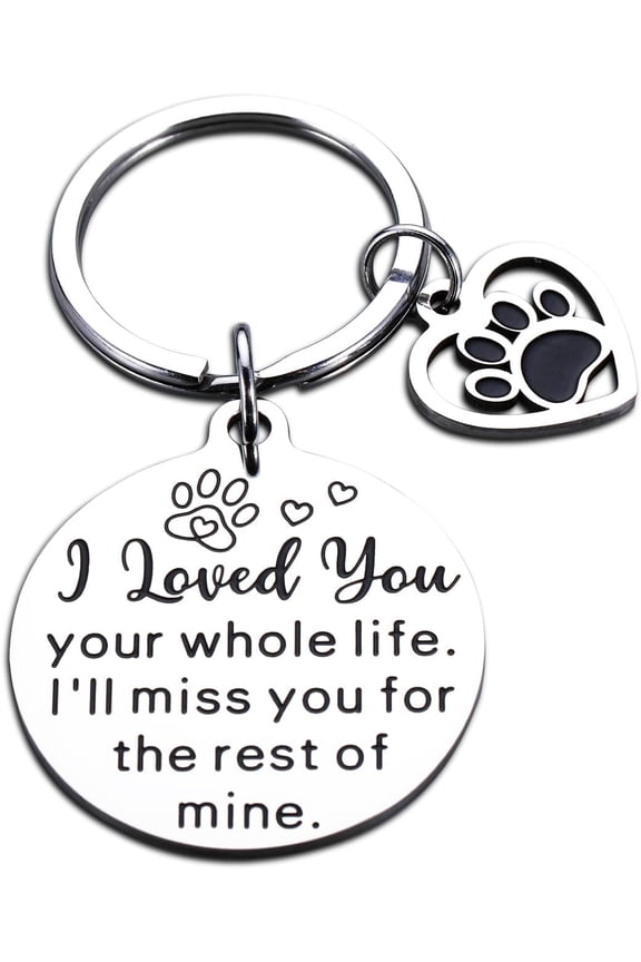 Sympathy Gifts for Women, Rainbow Bridge Pet Memorial Gifts for Pet Lover Owner Friends, Pet Loss Gifts, Remembrance Bereavement Keychain Gifts, Dog Memorial Gifts for Loss of Dog Pup Puppy