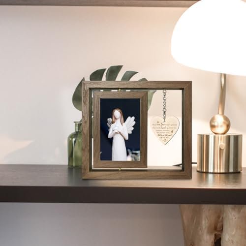 Sympathy Gifts for Loss of Loved One Bereavement Picture Frame, In Memory of Mom Dad Remembrance Grief Funeral Condolences Gifts (Display Two 4x6)