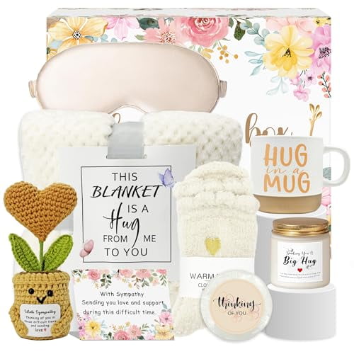 Sympathy Gifts for Loss of Loved One Memorial Bereavement Baskets Care Package for Women Home Decor, Kitchen & Other