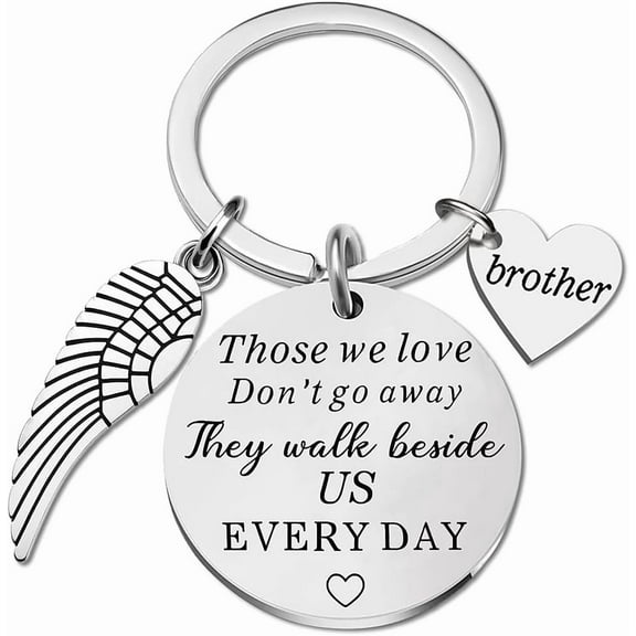 Sympathy Gifts for The Loss Of Dad Mom Brother Son, Bereavement Memorial Gifts-They Walk Beside Us Every Day