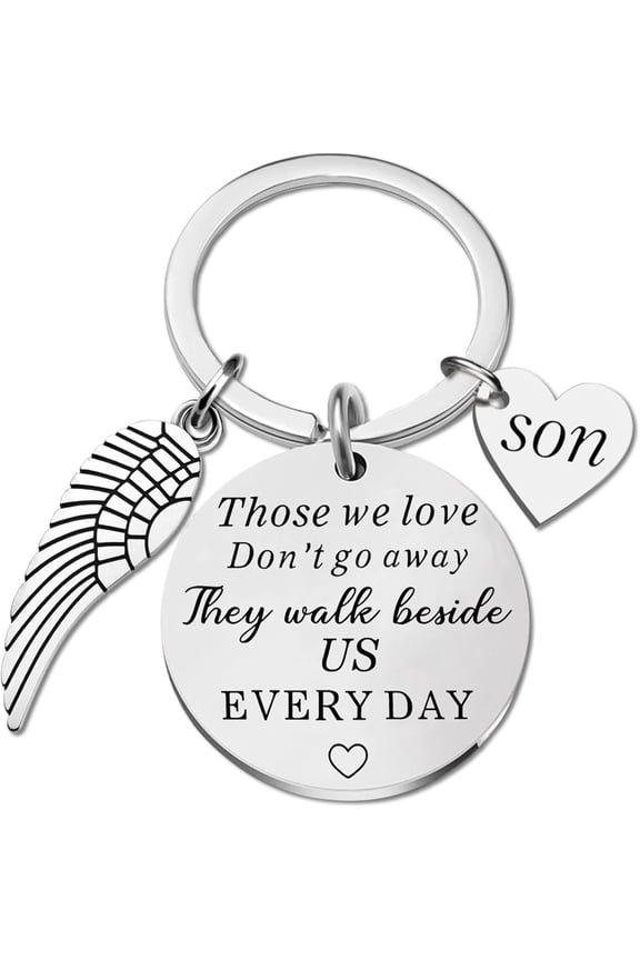 Sympathy Gifts for The Loss Of Dad Mom Brother Son, Bereavement Memorial Gifts-They Walk Beside Us Every Day