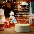 thumbnail image 1 of Sympathy Memorial Gifts Loss of Daughter – In Loving Memory LED Night Light – Bereavement Condolences Grief Gift for Parents – Remembrance Acrylic Plaque, 1 of 7