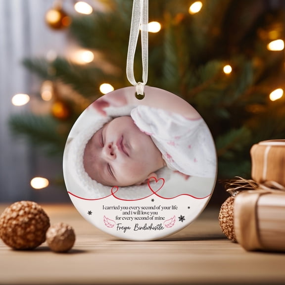 Sympathy Ornament Personalized, Angel Baby Gift, Memorial Keepsake Stillbirth, Sympathy Gift Baby Memorial, Baby Loss Gift, Baby in Heaven