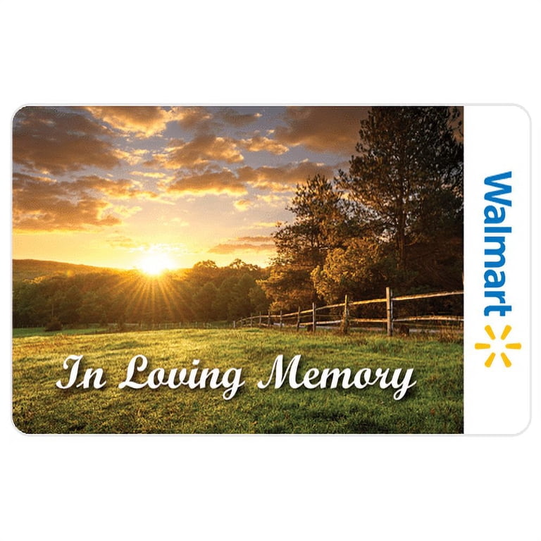 Sympathy Peaceful Sunset Walmart Gift Card - Walmart.com