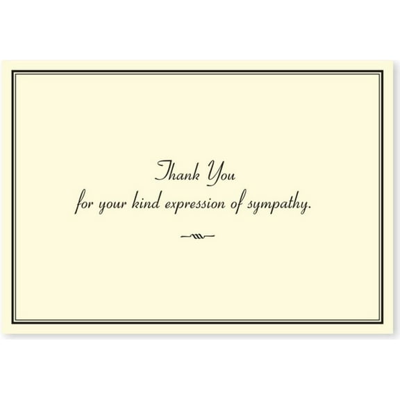 Sympathy Thank You Notes