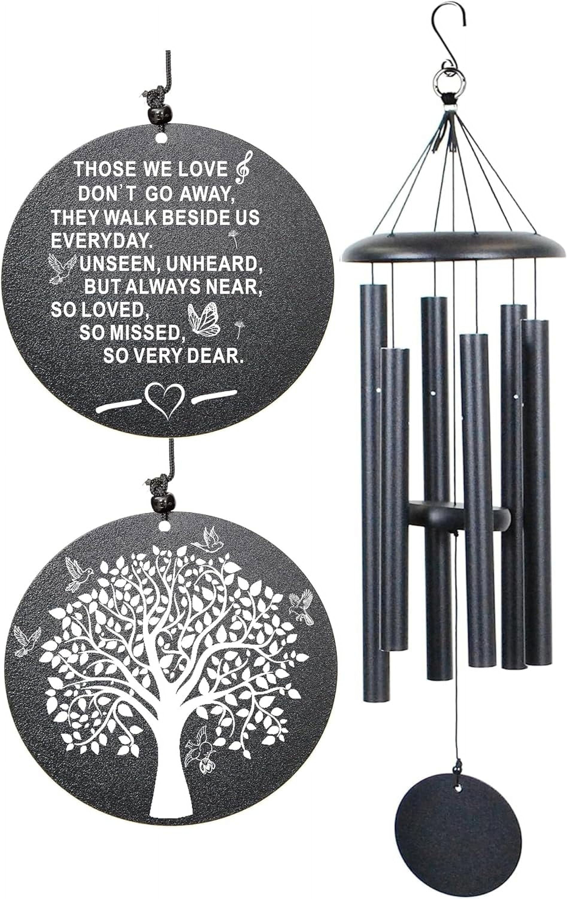 Sympathy Wind Chimes, 40" Memorial Wind Chimes for Loss of Loved One, Sympathy Memorial Bereavement Gift,in Memory of Loved One Loss of Mother Father，Home Decor Garden Patio Outdoor