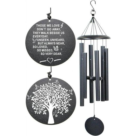 Sympathy Wind Chimes, 40" Memorial Wind Chimes for Loss of Loved One, Sympathy Memorial Bereavement Gift,in Memory of Loved One Loss of Mother Father，Home Decor Garden Patio Outdoor