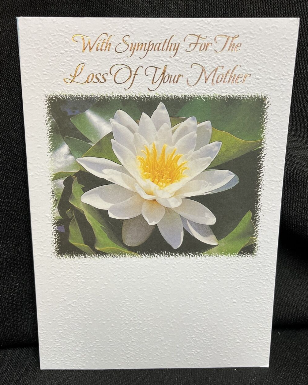 Sympathy on Loss Of Mother Greeting Card w/Envelope
