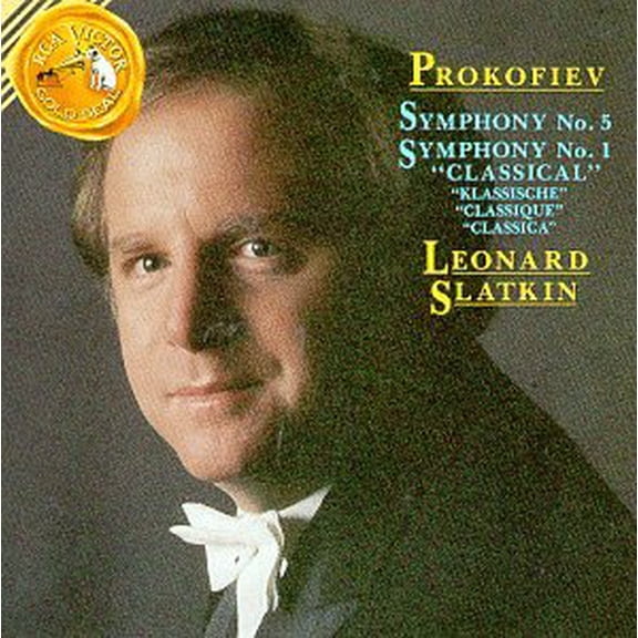 Sergei Prokofiev: Symphony No. 5; Symphony No. 1 (CD) by Leonard Slatkin (conductor)