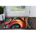 thumbnail image 1 of Symphony Contemporary 4' x 5' Multi-Color Polypropylene Indoor Area Rug, 1 of 9