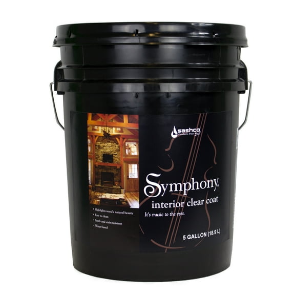 Symphony Interior Clear Coat 5 Gallon Satin