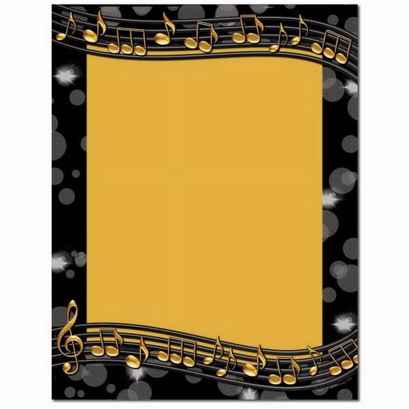 Symphony Letterhead Sheets - 8.5" x 11" - 25 Sheets (olh83625)