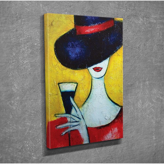 Symphony - Multicolor - Enigmatic - Decorative Canvas Painting