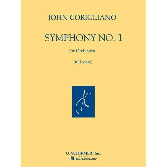 Symphony No. 1: Full Score (Paperback) by John Corigliano