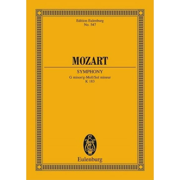 Symphony No. 25 in G Minor, K. 183: Study Score, (Paperback)