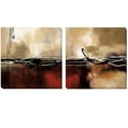 thumbnail image 1 of Symphony in Red & Khaki I & II by Laurie Maitland Premium Gallery-Wrapped Canvas Giclee Art Set - Ready to Hang, 30 x 30 x 1.5 in., 1 of 1