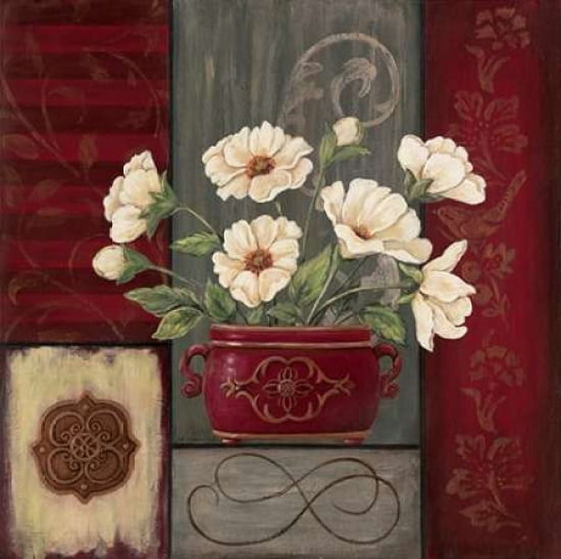 Symphony in White II Canvas Art - Jo Moulton (24 x 24)