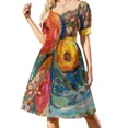 thumbnail image 1 of Symphony of Flowers Sleeveless Dress Summer women's clothing Bride dresses Dresses for wedding party Evening gown, 1 of 7