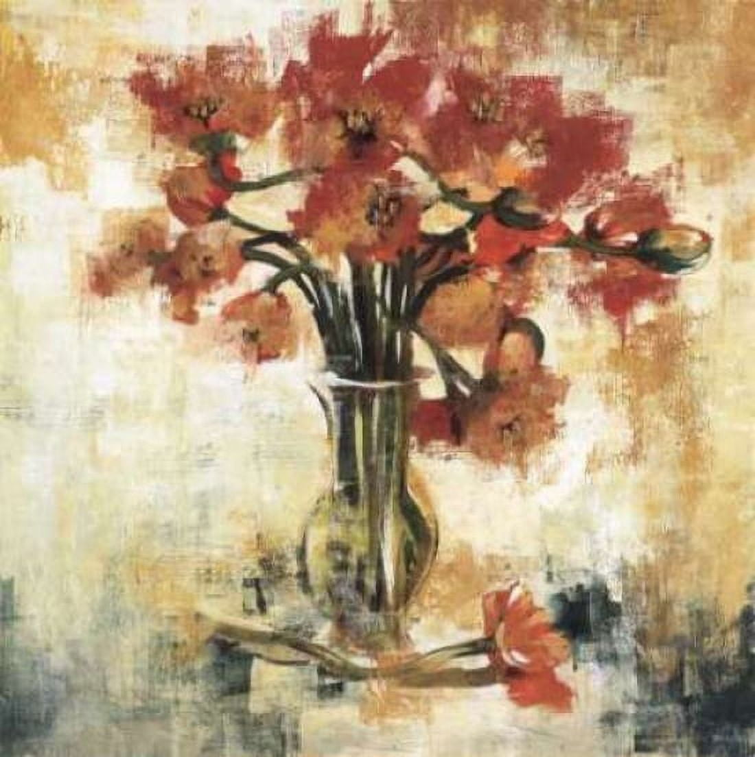 Symphony of Poppies Canvas Art - Liz Jardine (24 x 24)
