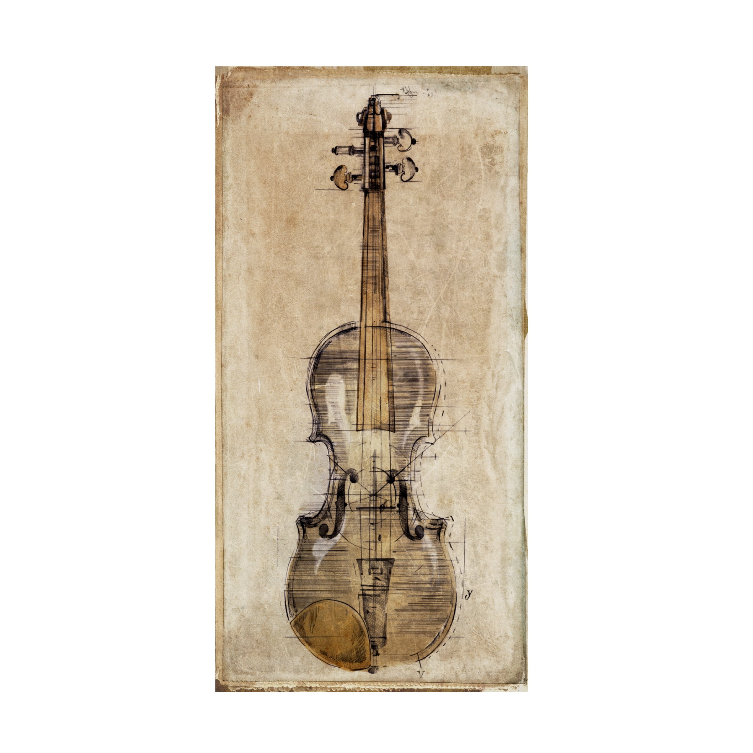 Symposium Design 'Violin 3' Canvas Art