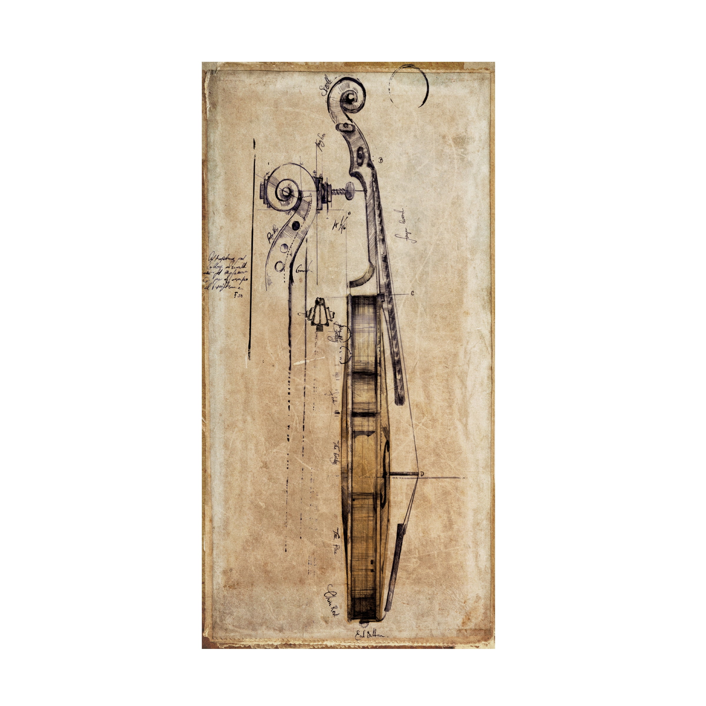 Symposium Design 'Violin' Canvas Art
