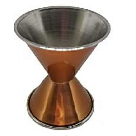 SynSpiritStore Copper Color Coated Double Sided Peg Measure - 30&60 ml