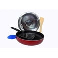 thumbnail image 1 of SynSpiritStore Non Stick Fry Pan with lid and Stainless Steel Square Egg/Pancake Ring with Handle, 1 of 3