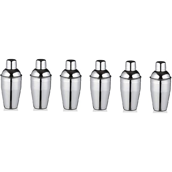 SynSpiritStore Set of 6 Delux Cocktail Shaker - 500 ML