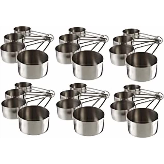 SynSpiritStore Set of 6 Measuring Cup with Wire Handle Sets