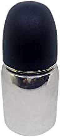 SynSpiritStore Stainless Steel Baby Milk Bottle with Black Cap