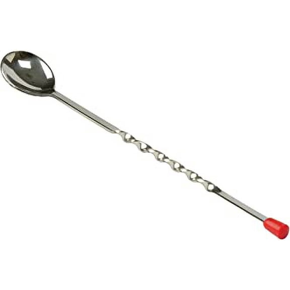 SynSpiritStore Stainless Steel Bar Spoon/Stirrer with red tip