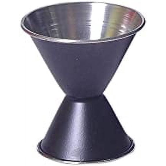 SynSpiritStore Stainless Steel Black Double Sided Peg Measure - (30 and 60 ml)