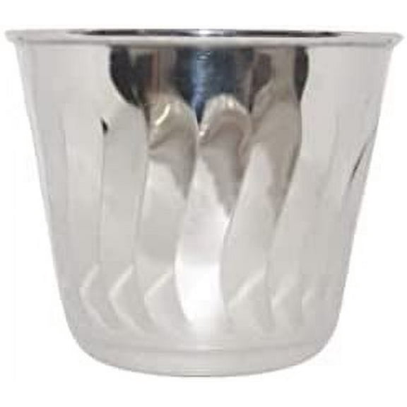 SynSpiritStore Stainless Steel Flower Pot/ Round Plant Planter