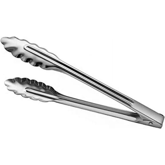 SynSpiritStore Stainless Steel Utility Tong for Kitchen, Frying Cooking and Serving (Chimta)