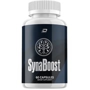 SynaBoost Brain Supplement Capsules   All-Natural Maximum Strength Formula for Enhanced Memory and Focus pills, Syna Boost Support and Reviews 60 Capsules