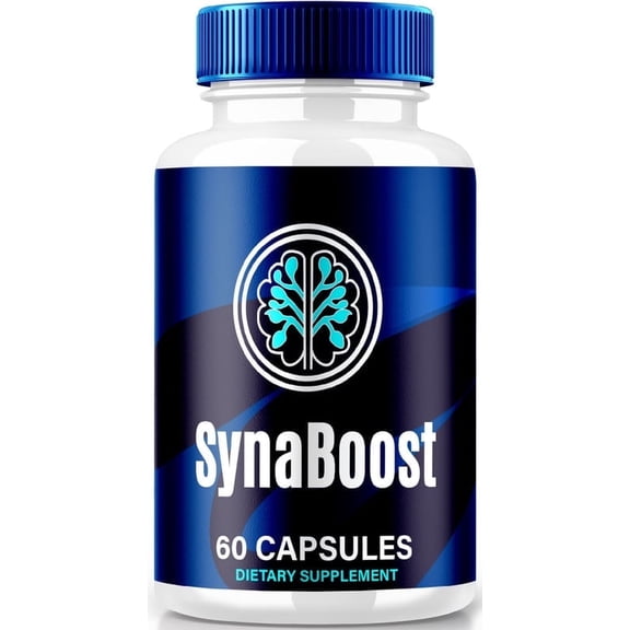 SynaBoost Memory Support Capsules, Maximum Strength Formula for Enhanced Cognitive Health and Function. Official Supplement for Reducing Brain Fog, Syna Boost Reviewes (60 Capsules)