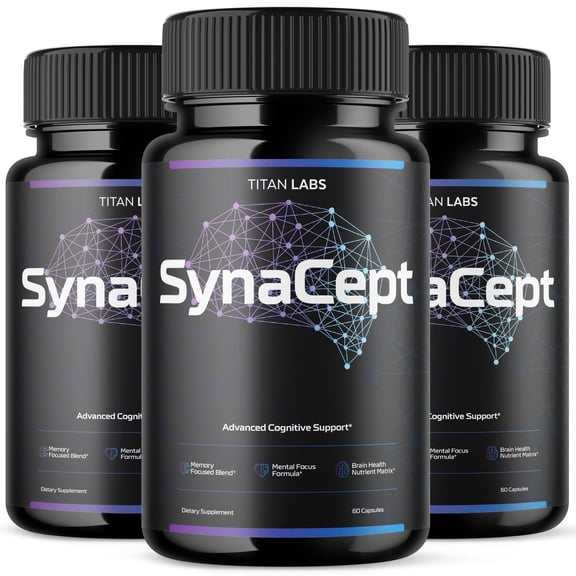 SynaCept Advanced Brain Support Formula Supplement Syna Cept 180 Capsules