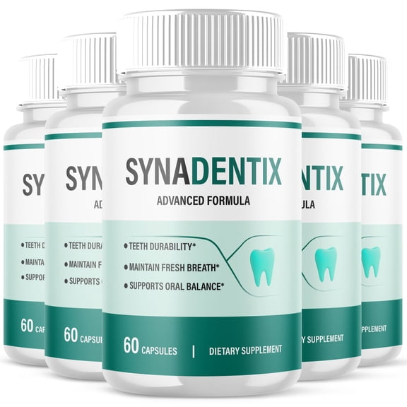 SynaDentix Advanced Dental Probiotic Formula for Healthy Teeth and Gums All Natural Syna Dentix 300 Capsules